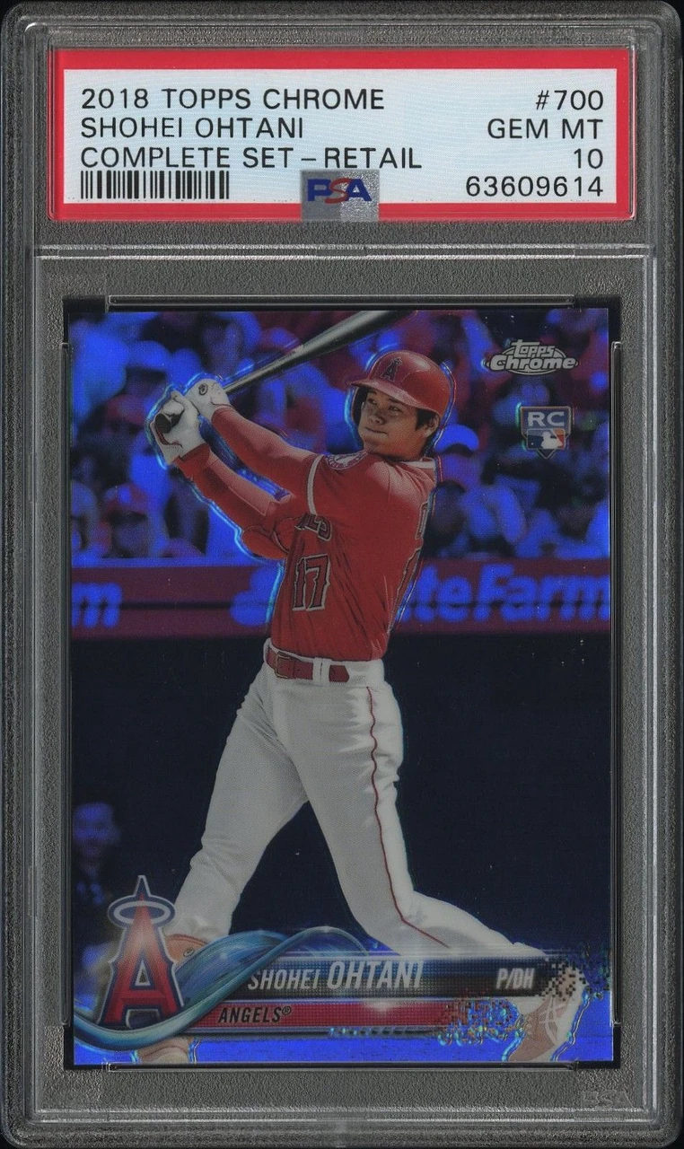 2018 Topps Chrome Shohei Ohtani #700