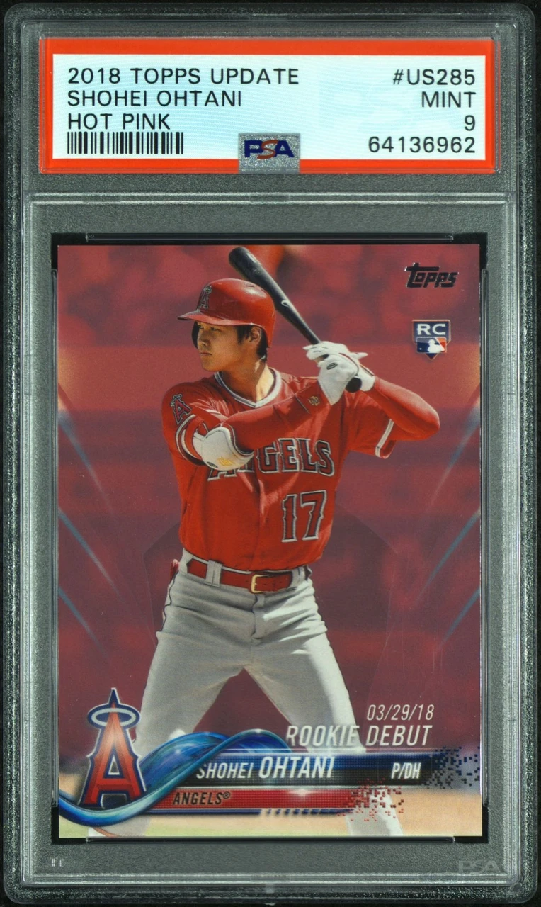 2018 Topps Update Shohei Ohtani Rookie Debut