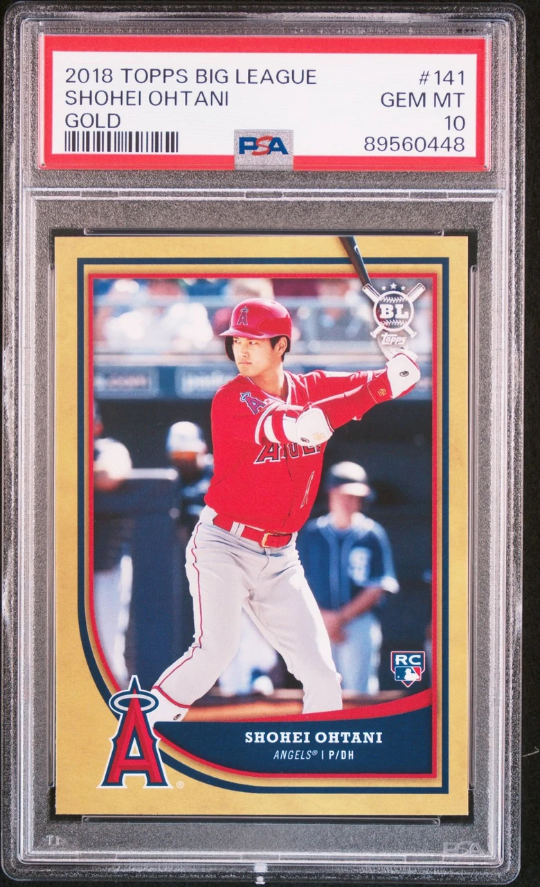 2018 Topps Big League Shohei Ohtani Gold