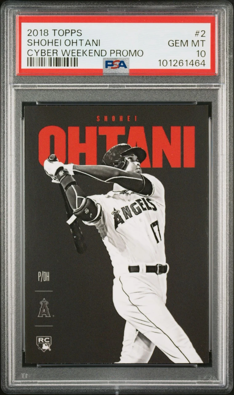 2018 Topps Cyber Weekend Promo Shohei Ohtani #2