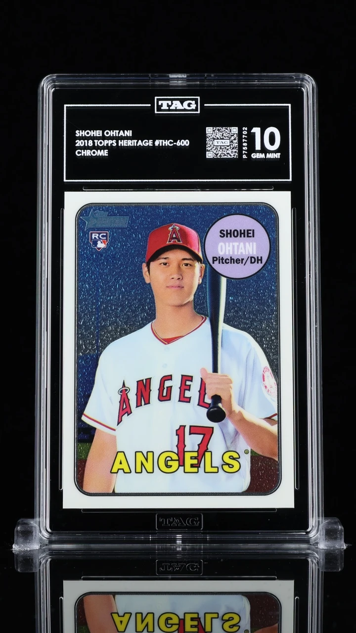 2018 Topps Heritage Chrome Shohei Ohtani #THC-600