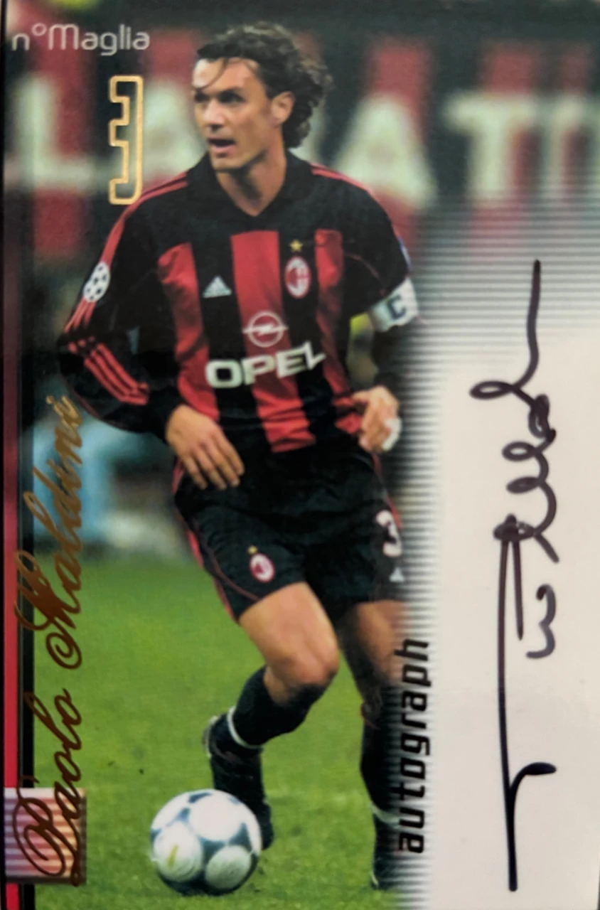 PANINI Calcio 2001 premium A2 Paolo Maldini