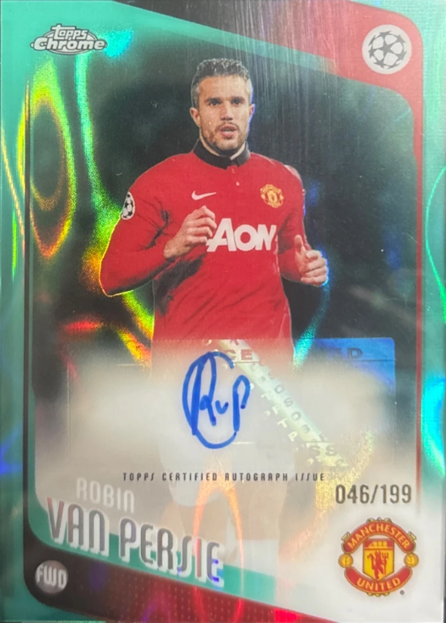 2025-26 Topps Chrome UEFA Champions League Robin van Persie