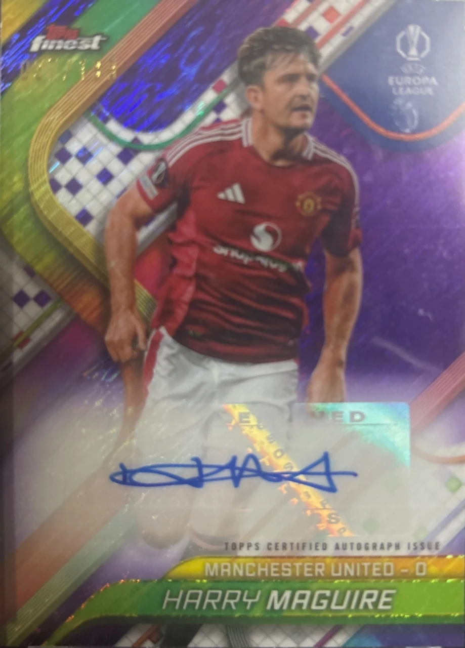 2024-25 Topps Finest Harry Maguire