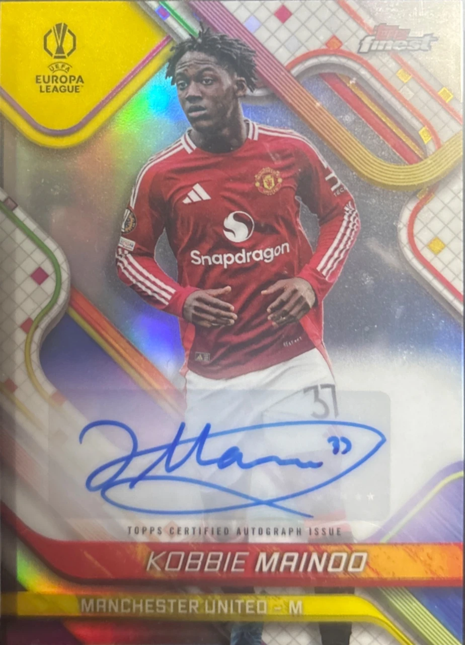 2024-25 TOPPS FINEST UEFA CLUB COMP KOBBIE MAINOO
