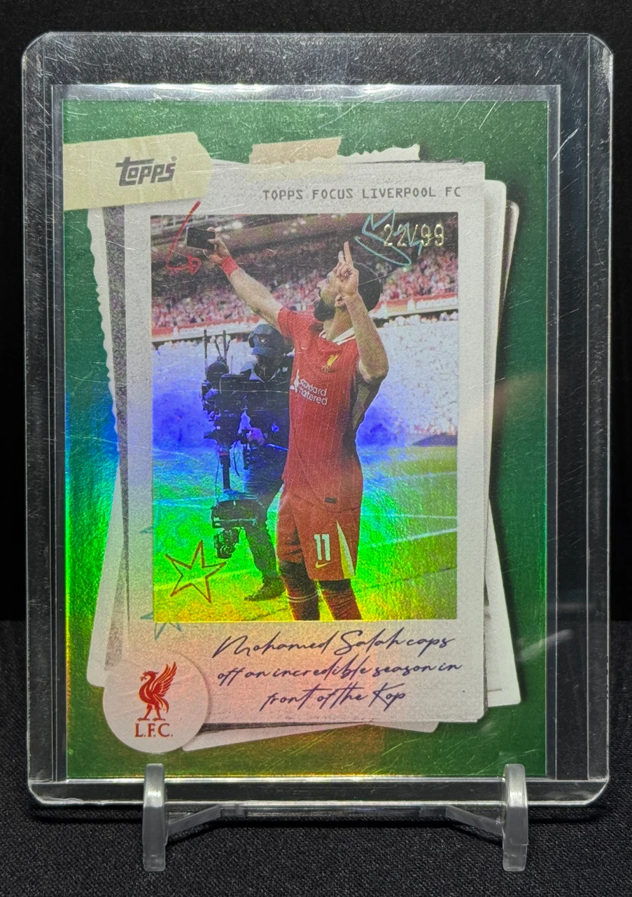 Mohamed Salah Topps focus Liverpool