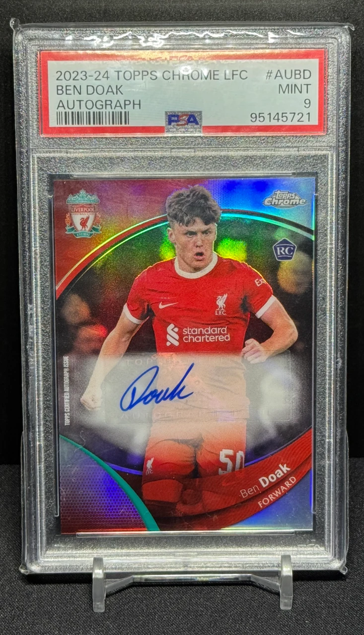 Ben Doak topps chrome LFC