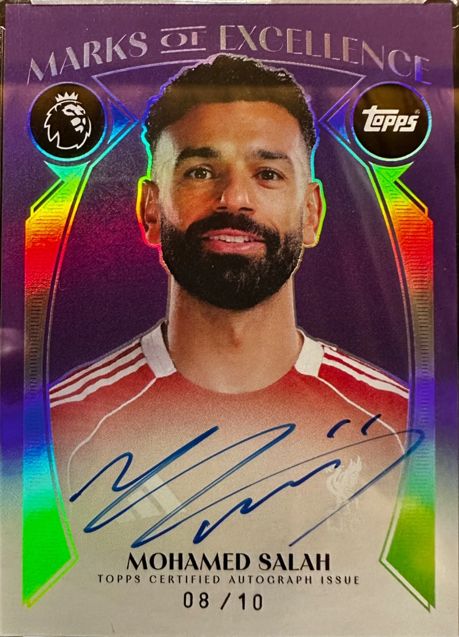 Mohamed Salah Marks of Excellence Autograph