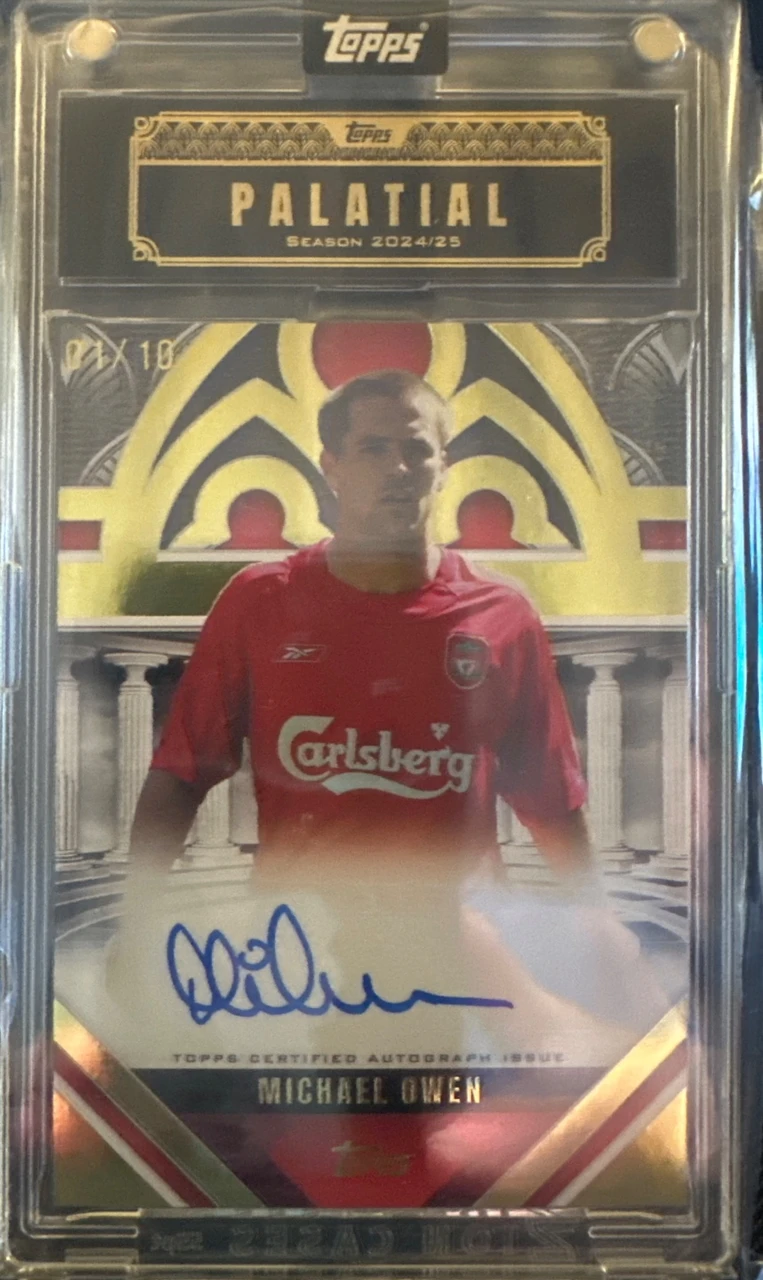 2024/25 Topps Palatial Michael Owen Autograph