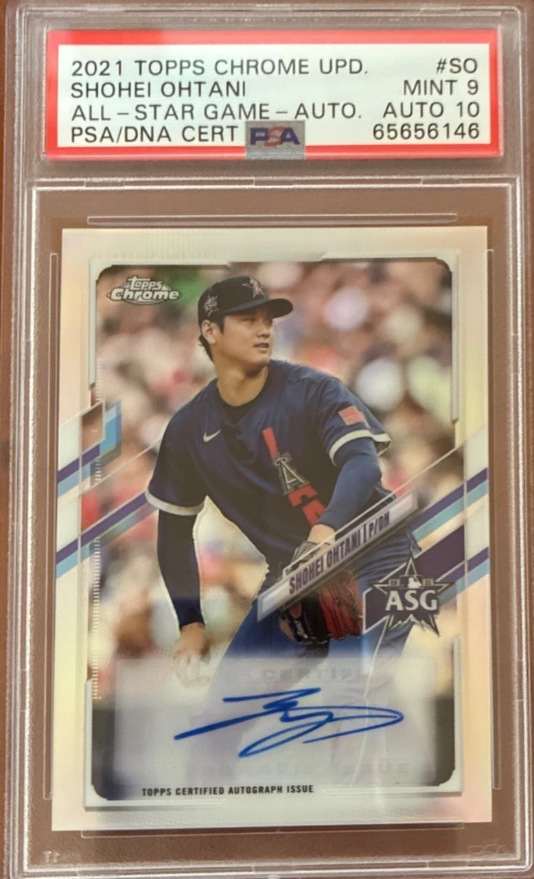 2021 Topps Chrome Update Shohei Ohtani All-Star Game Autograph