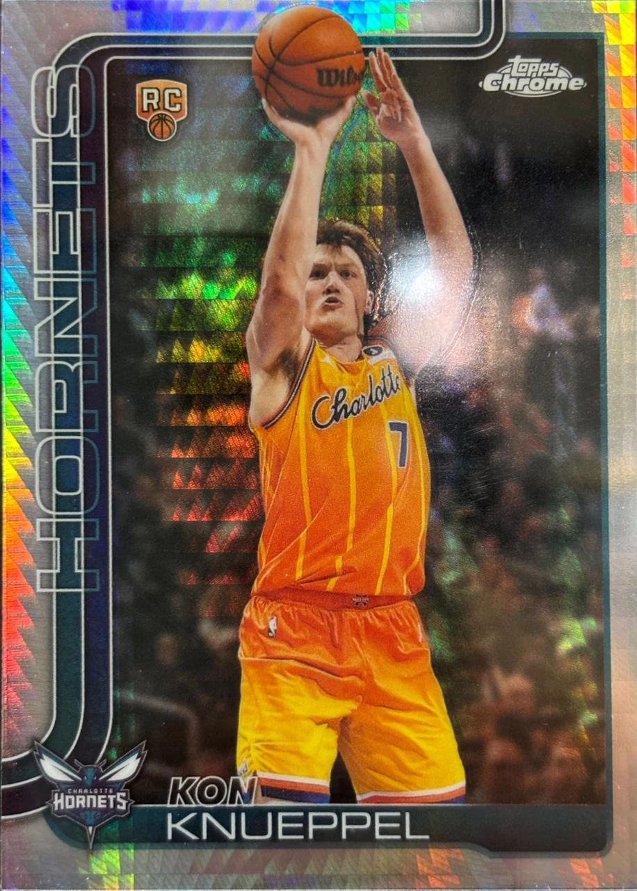 2025-26 Topps Chorme Update Kon Knueppel RC