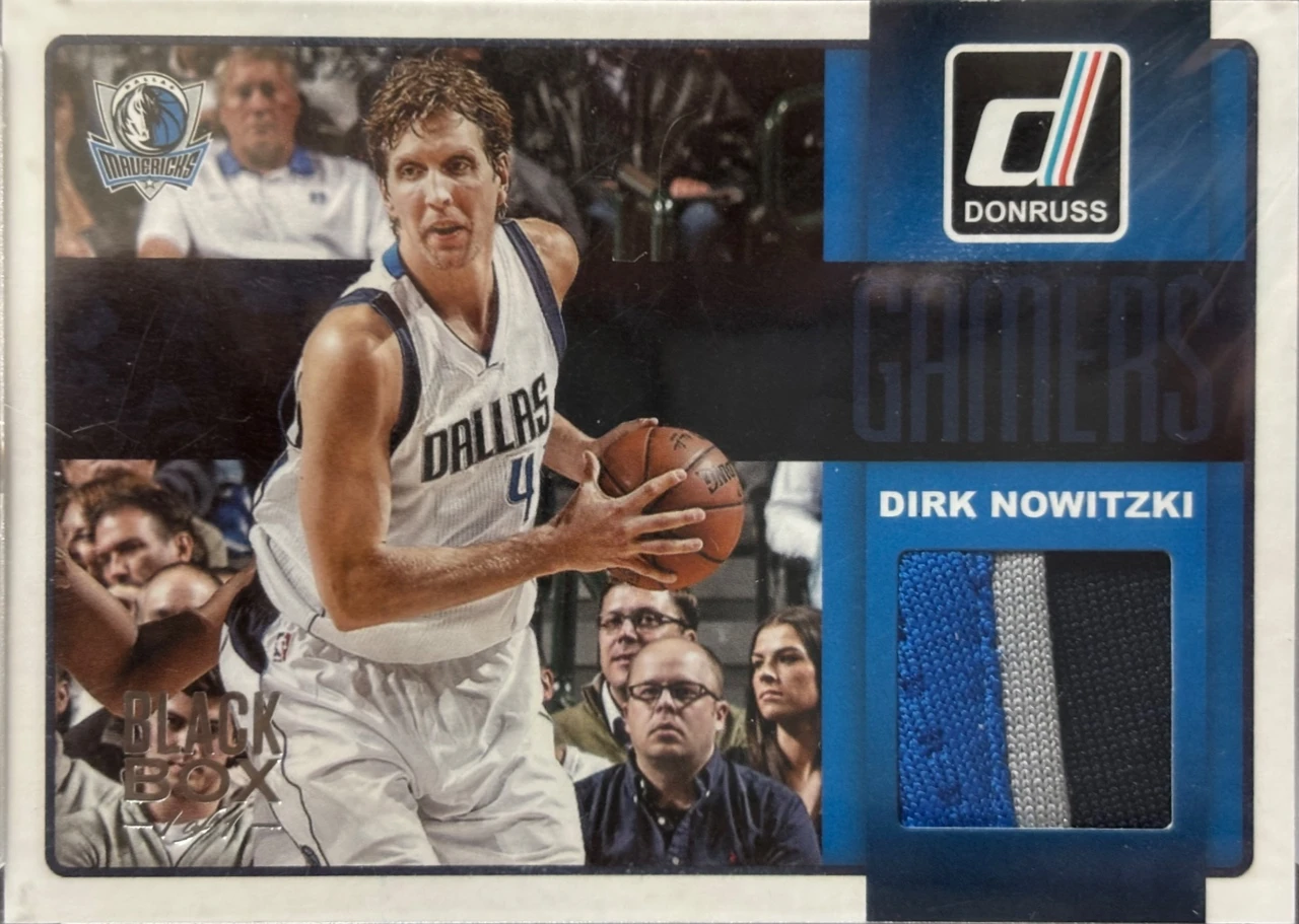 2014-15 Panini Donnruss Gamers Dirk Nowitzki 1of1 patch