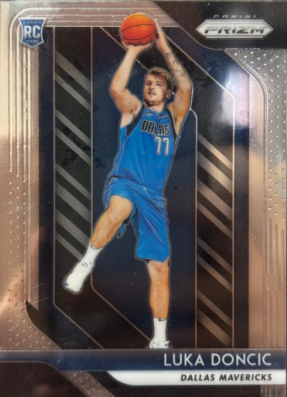 2018-19 Panini Prizm Luka Doncic Rookie Base card