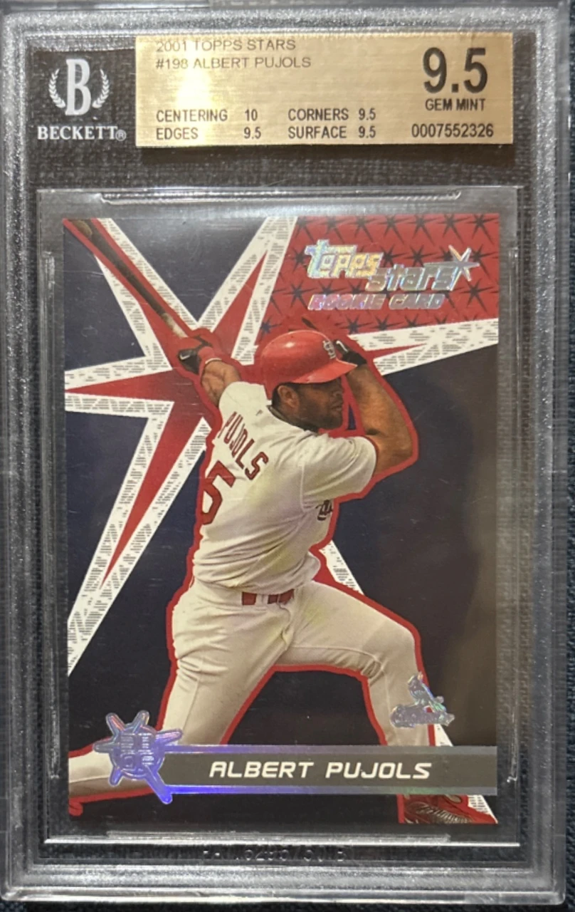 2001 TOOPS STARS ALBERT PUJOLS