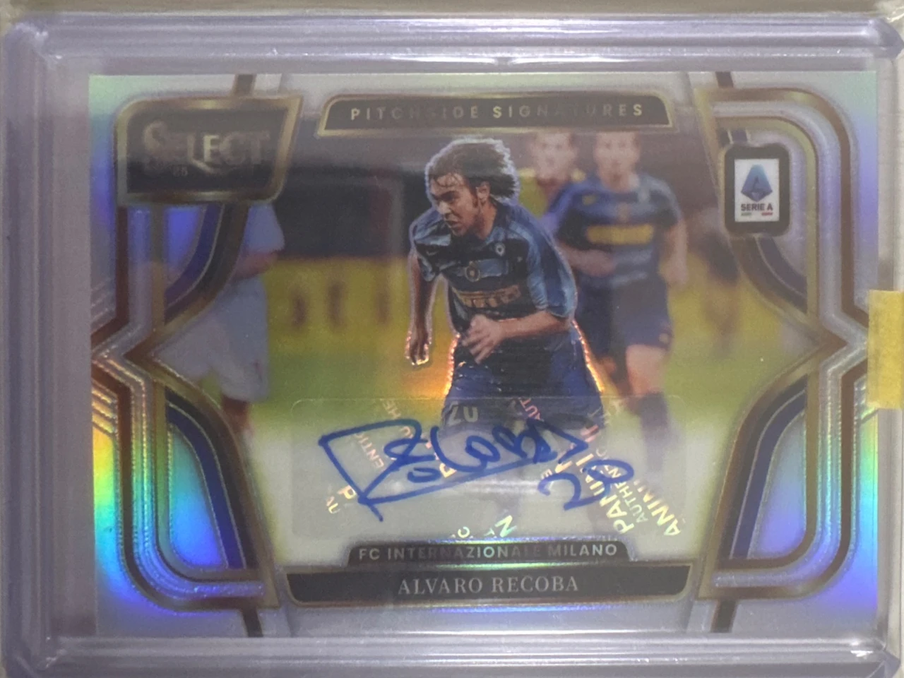 2025-26 Panini Select Pitchside Signatures Alvaro Recoba