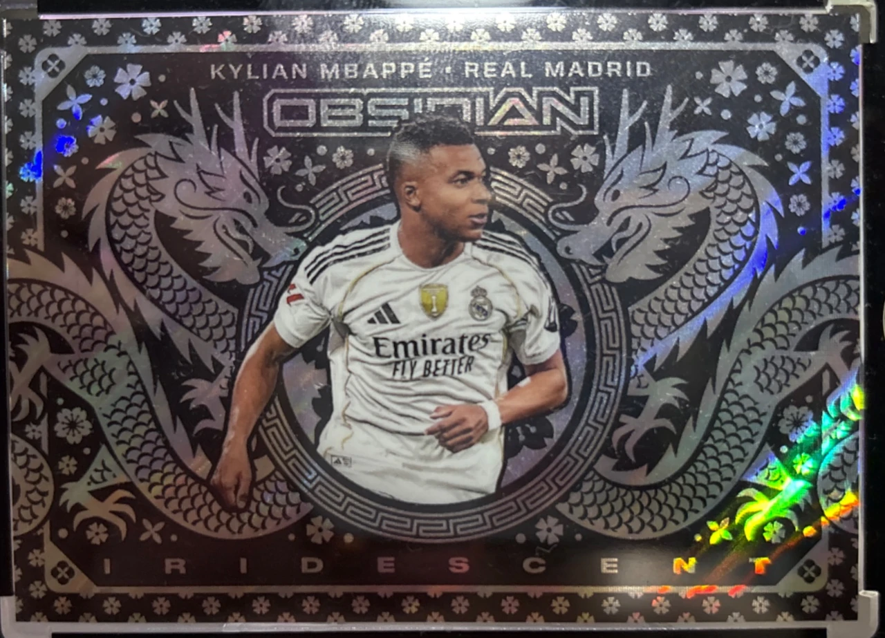 2024 Panini Obsidian Kylian Mbappé Iridescent