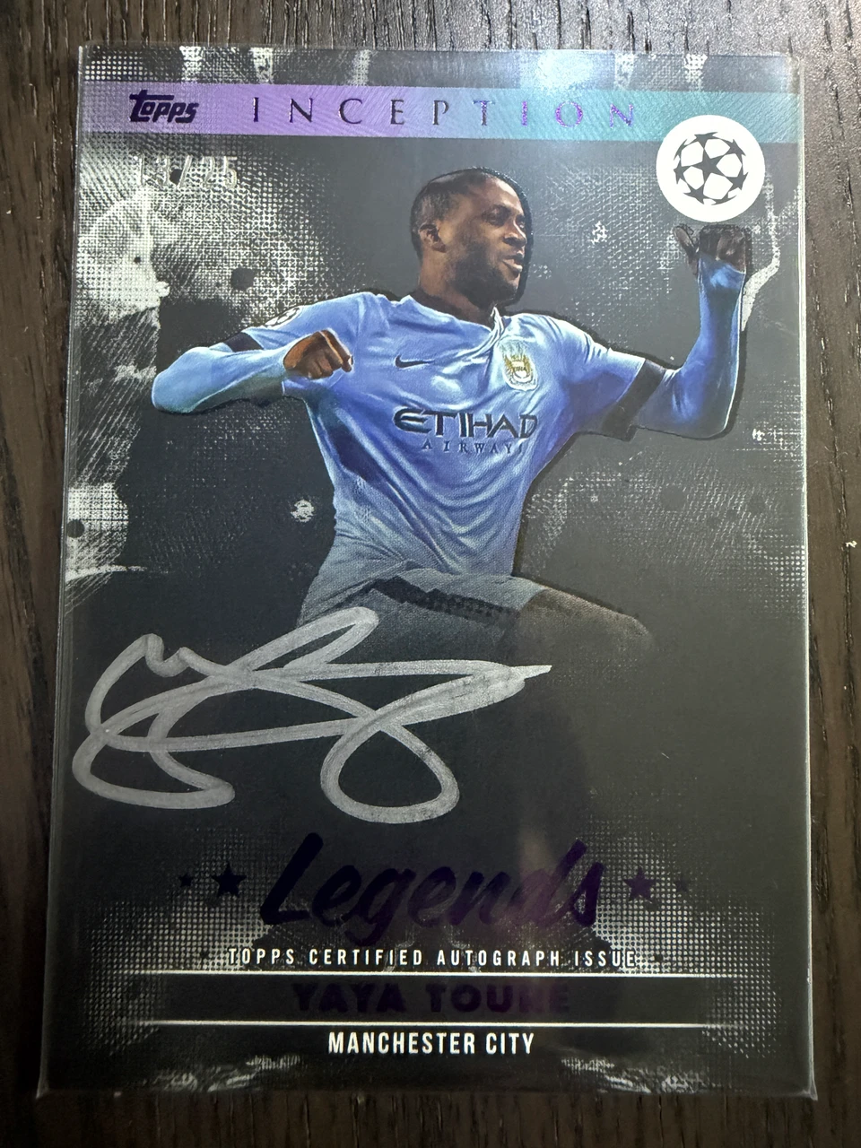 Topps Inception Yaya Toure Autograph