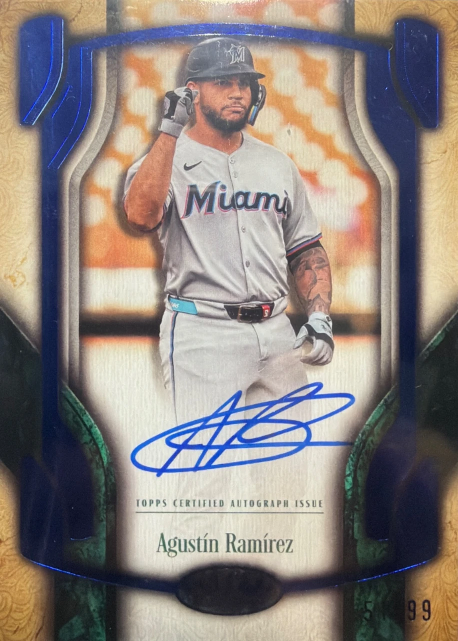 2026 Topps Tier One Autograph Agustín Ramírez