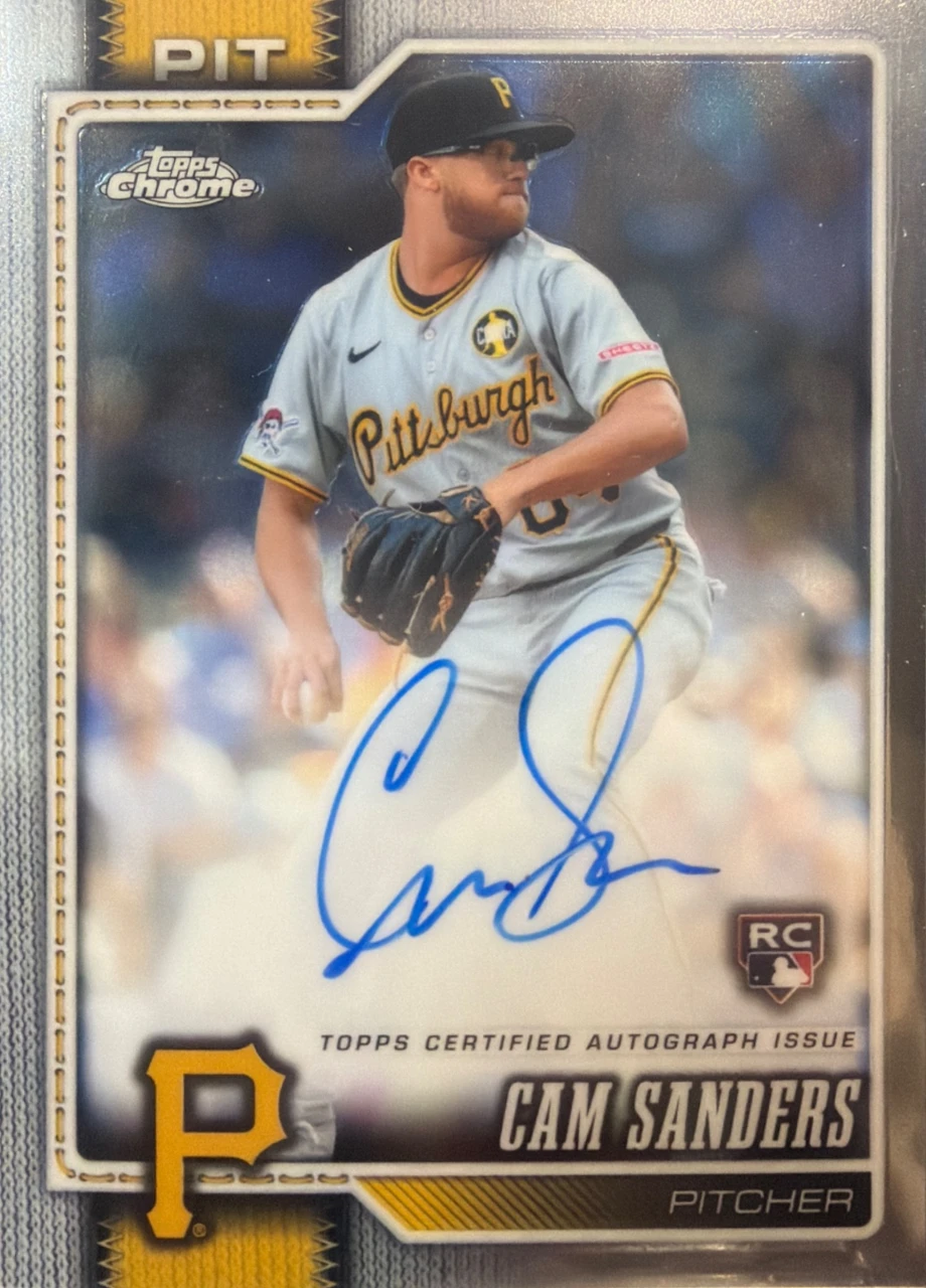 2026 Topps Chrome Autograph Cam Sanders