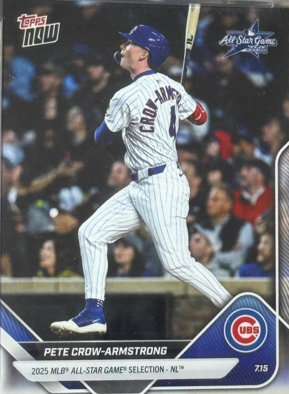 2025 Topps Now Pete Crow-Armstrong 2025 MLB All-Star Game Selection
