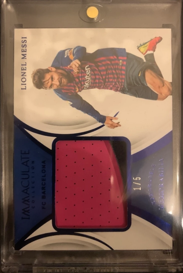 messi panini immaculate /5