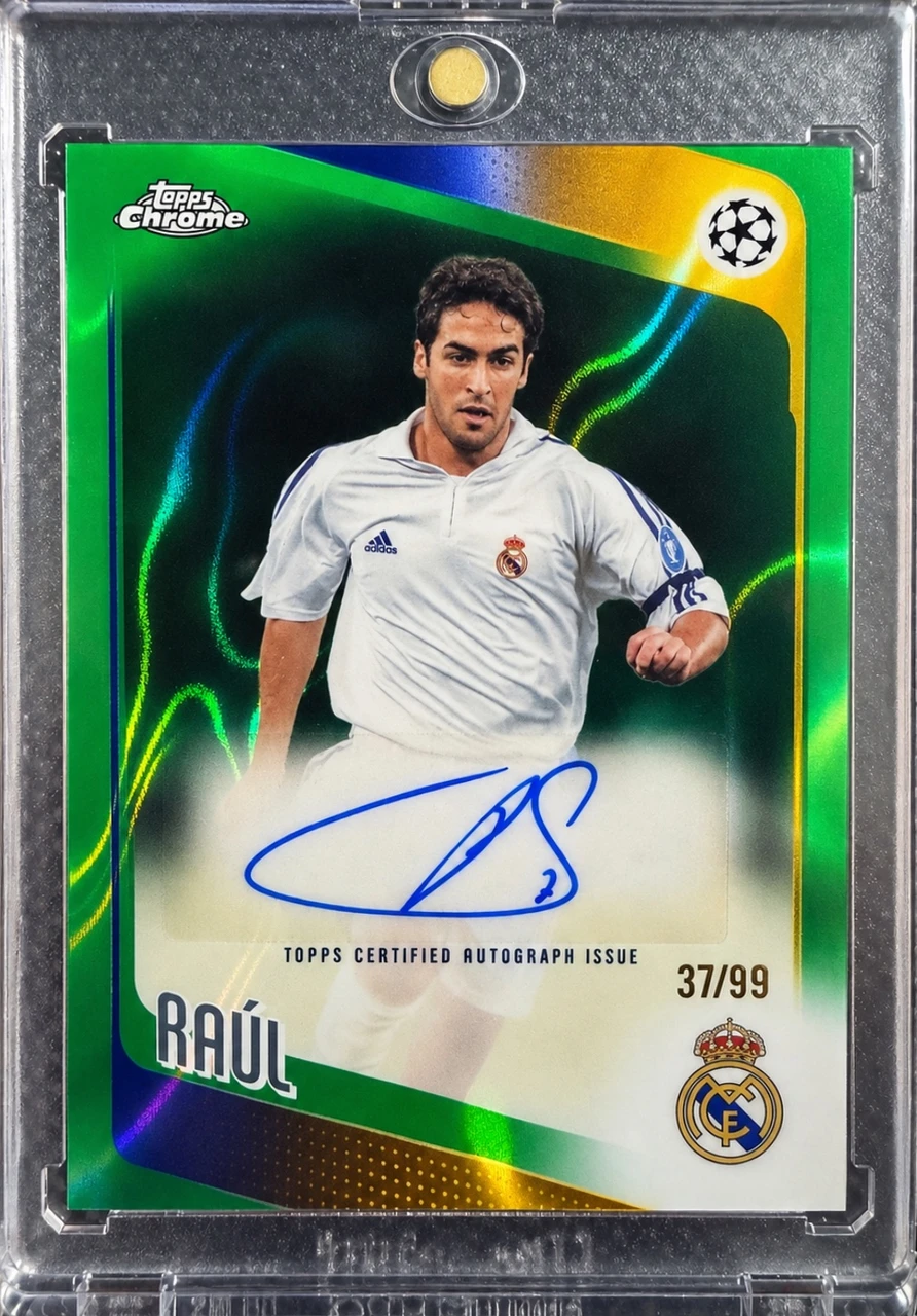 2025/26 Topps Chrome UEFA Club Competitions Raúl Autograph