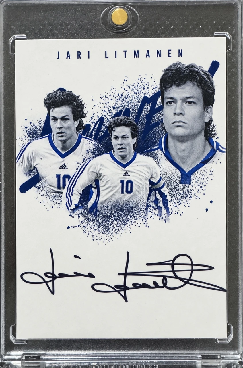 Jari Litmanen Futera Autograph