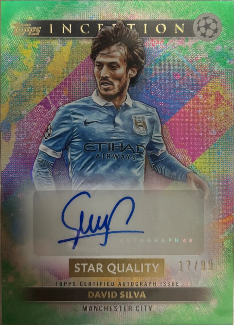 2024-25 Topps Inception Star Quality Autograph David Silva