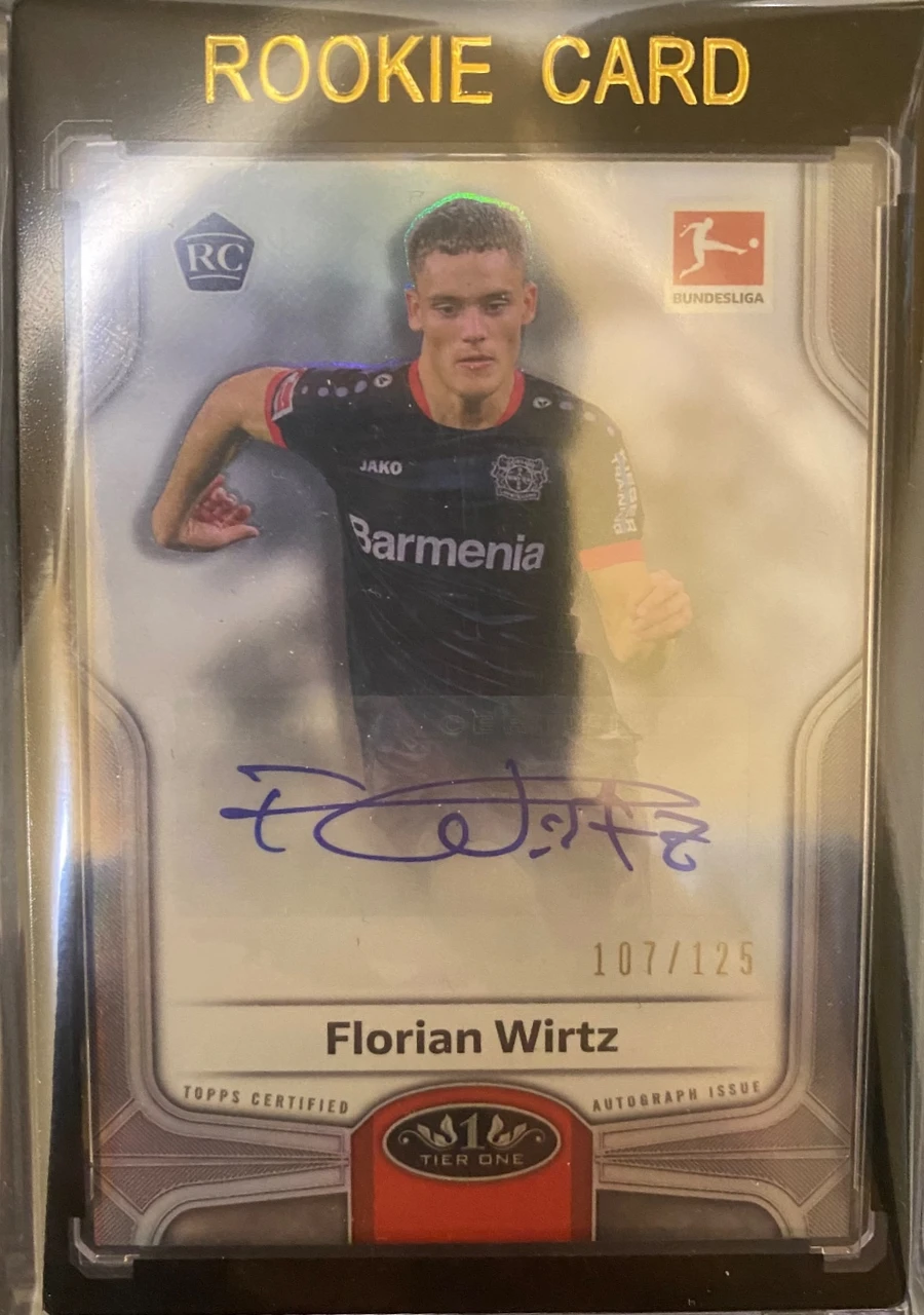 2021 Topps Tier One Florian Wirtz Autograph