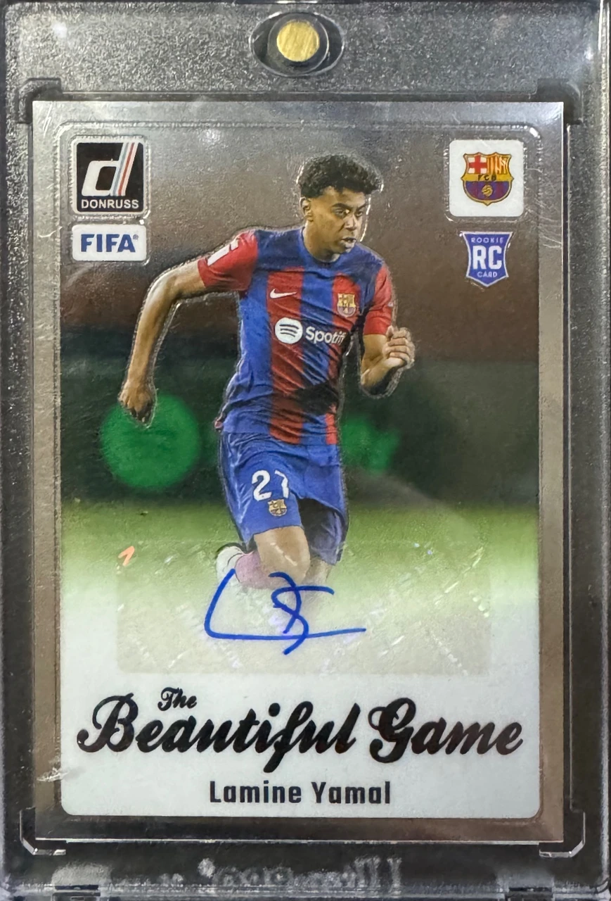 Lamine Yamal 2023 Donruss The Beautiful Game Autograph