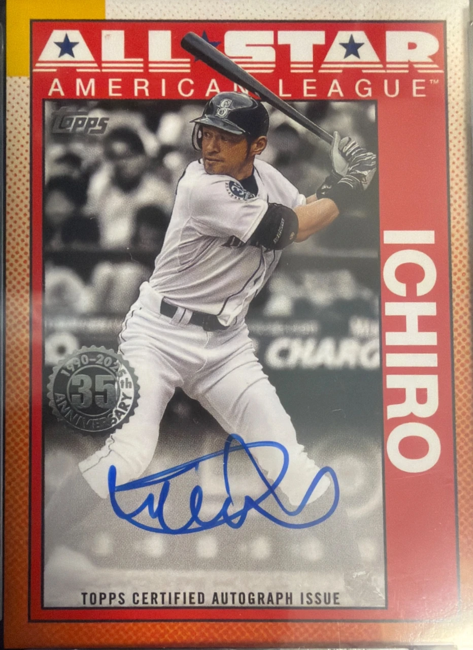 2025 Topps 35th Anniversary Ichiro Autograph