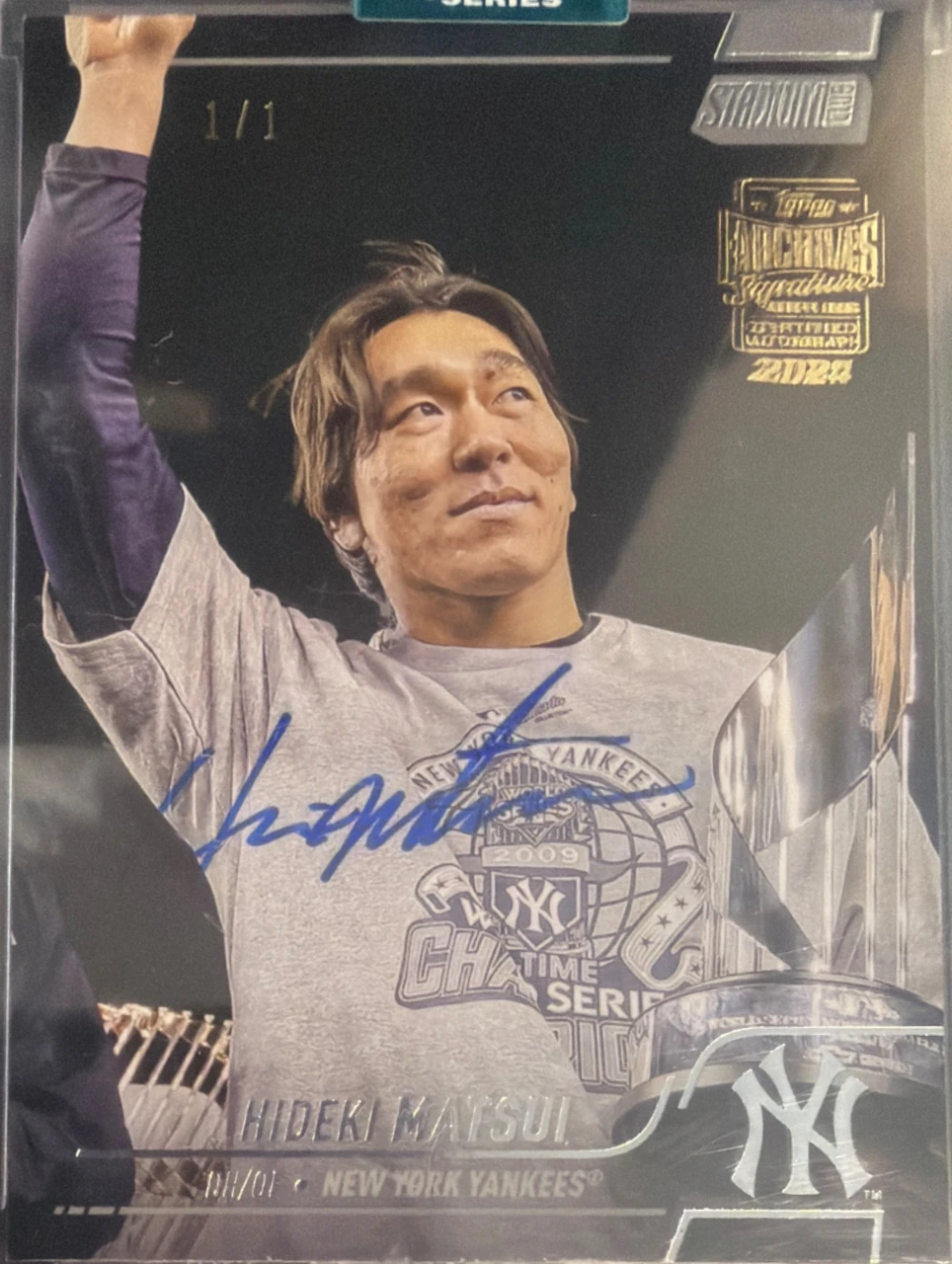 2024 Topps Archives Signature Series Hideki Matsui 1/1