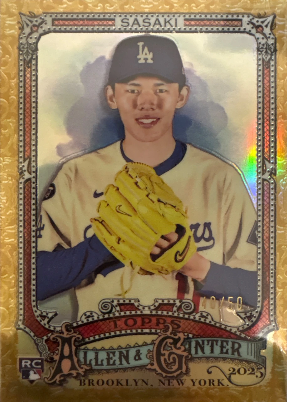 2025 Topps Allen & Ginter Roki Sasaki