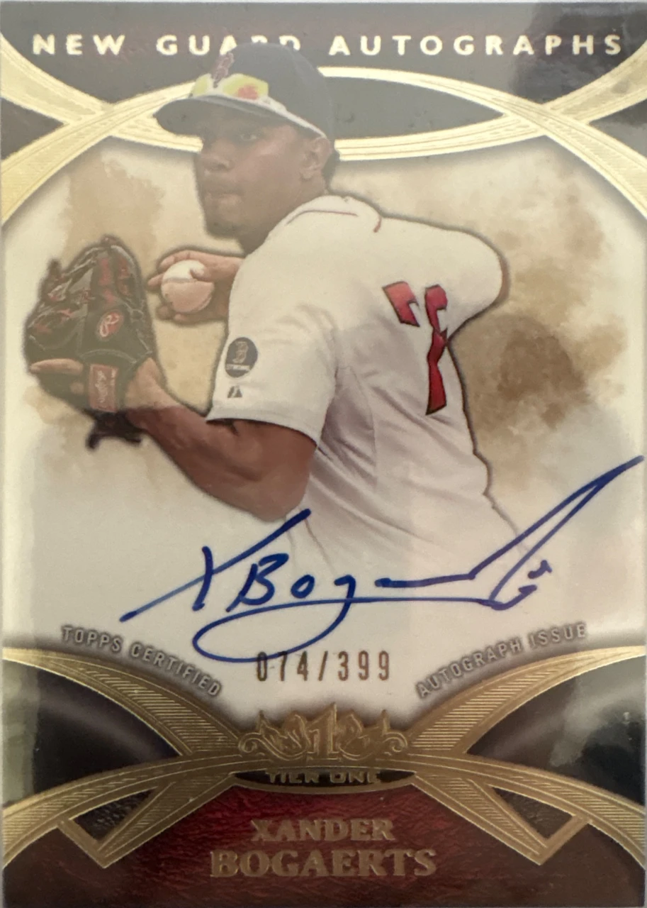 2014 Topps Tier One New Guard Autographs Xander Bogaerts