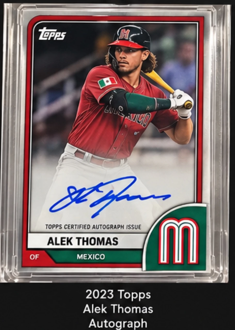 2023 Topps Alek Thomas Mexico Autograph