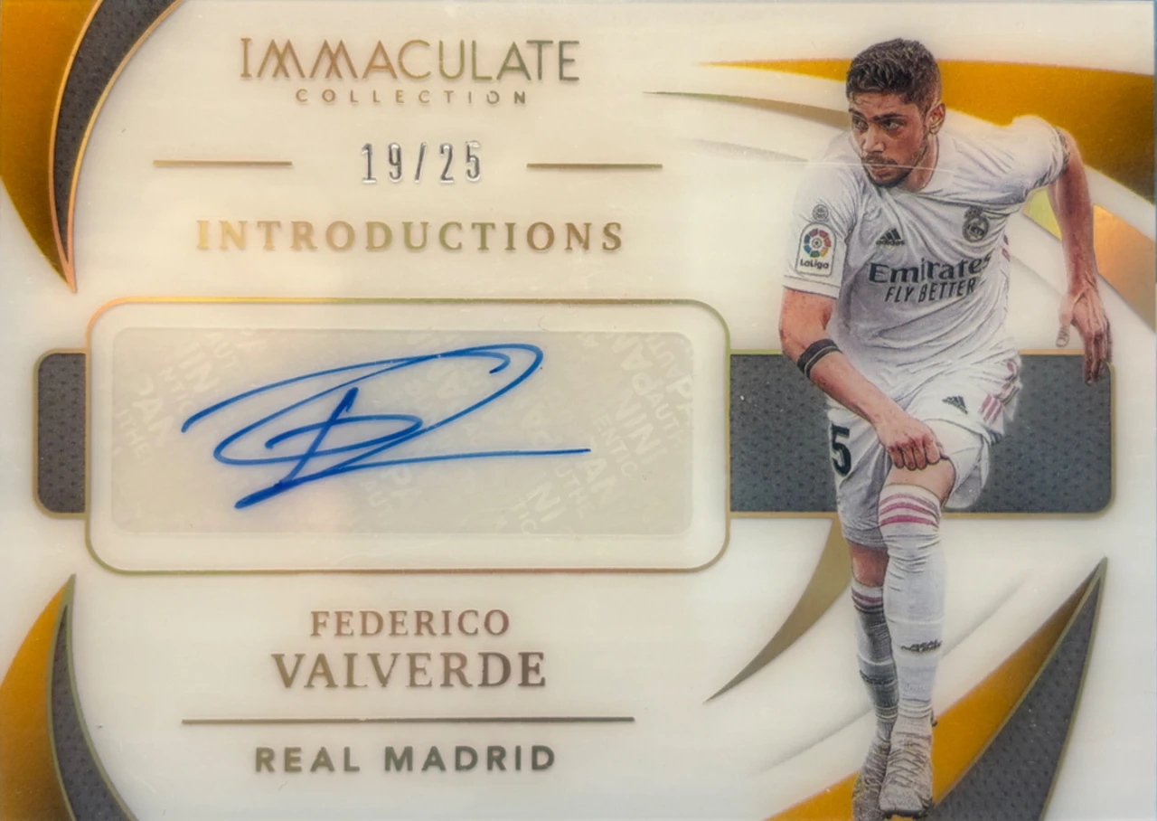 Panini Immaculate Collection Introductions Federico Valverde