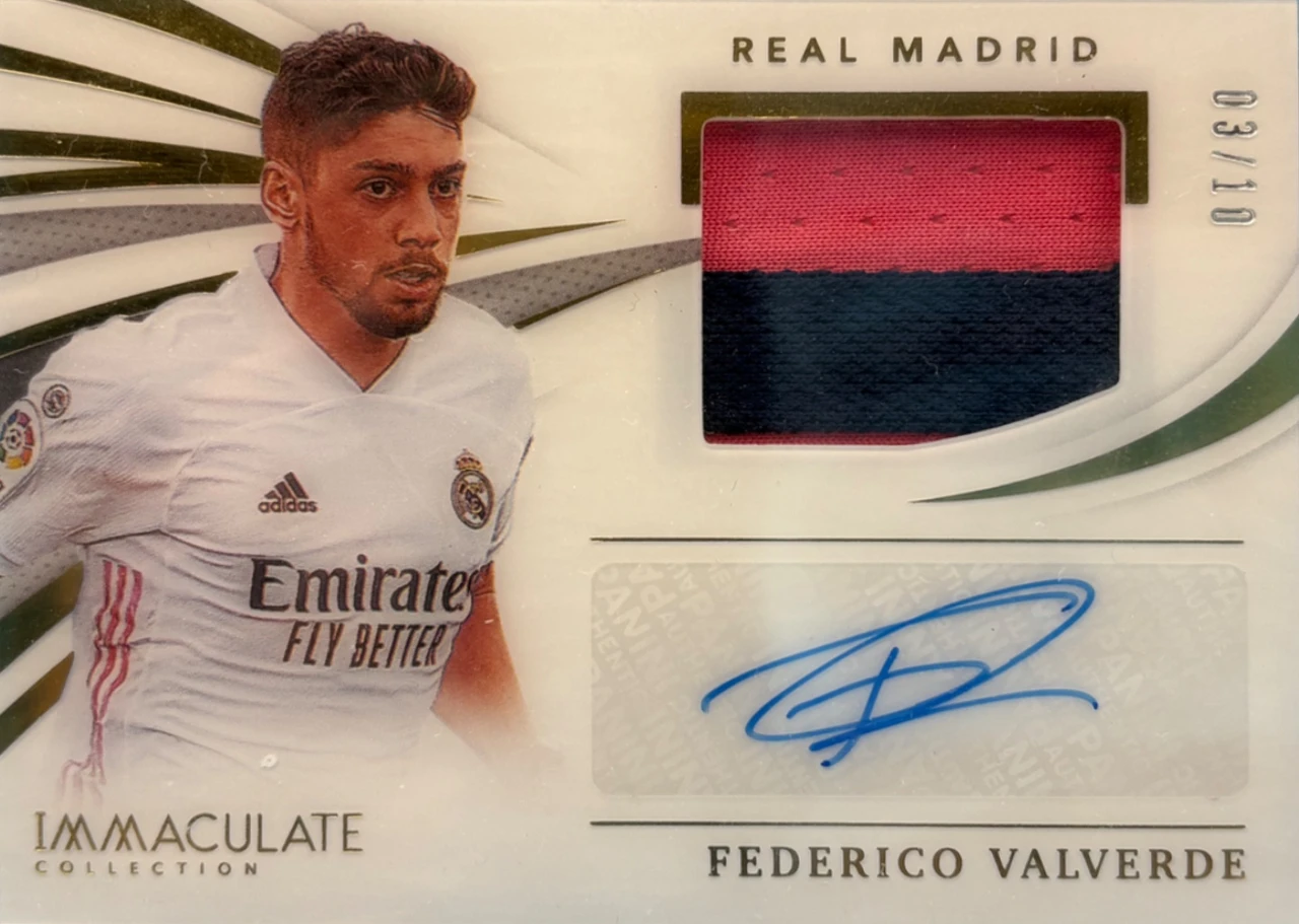 Panini Immaculate Collection Memorabilia Autographs Federico Valverde