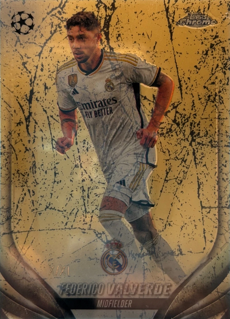 2023-24 Topps Chrome UCC Roman Numerals Federico Valverde
