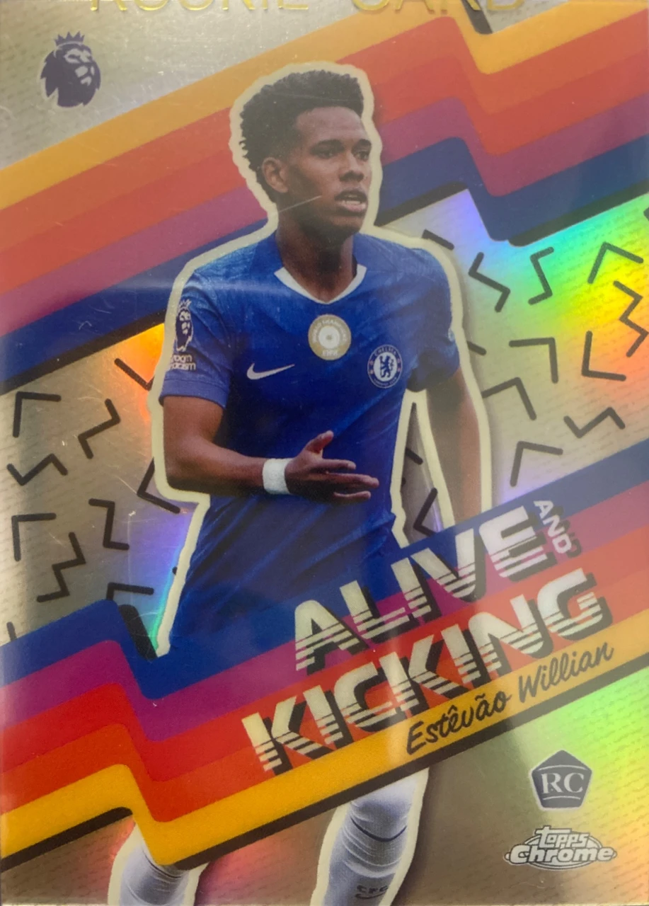 2026 Topps Chrome Alive and Kicking Estêvão Willian AK-14