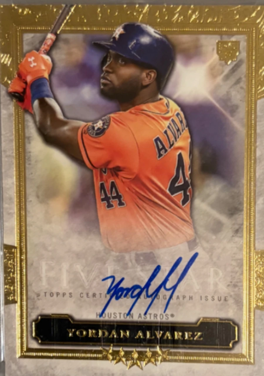 2020 Topps Five Star Yordan Alvarez Autograph