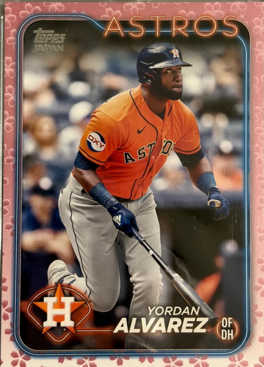 Topps Japan Edition Yordan Alvarez桜パラレル99シリ