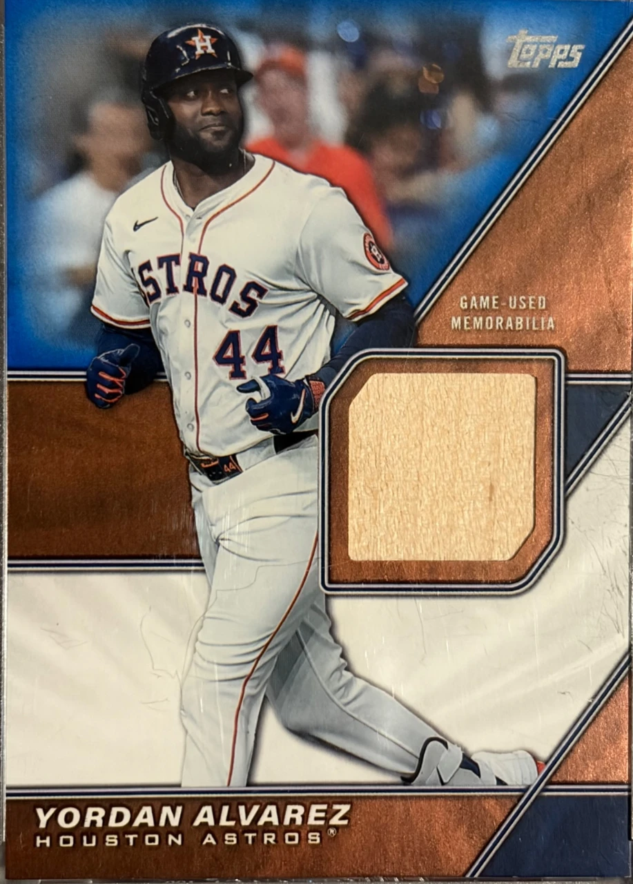 Topps Yordan Alvarez Relic 150シリ