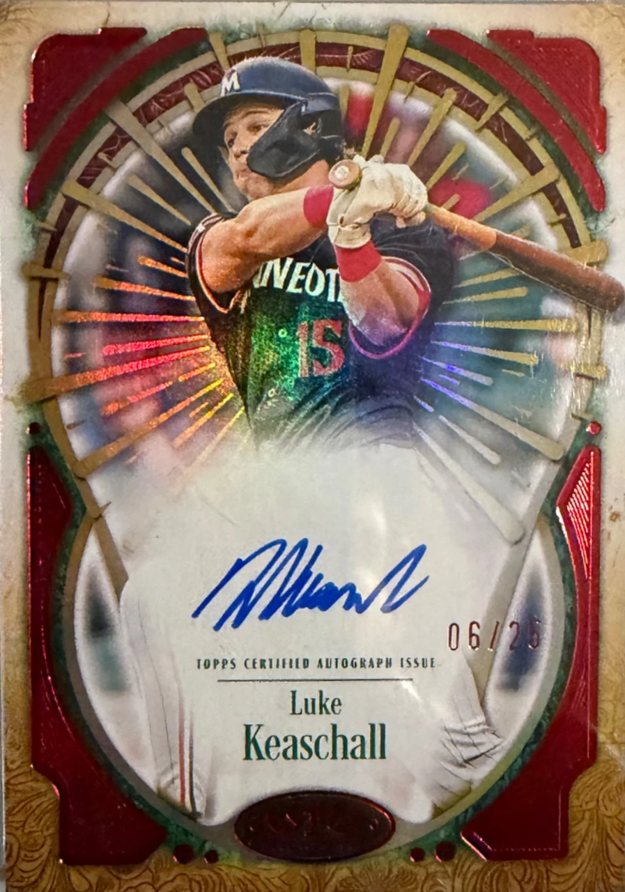 2024 Topps Luminaries Luke Keaschall Autograph 25シリ