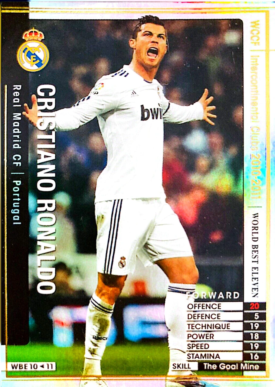 2010-2011 WCCF Cristiano Ronaldo WBE10-11