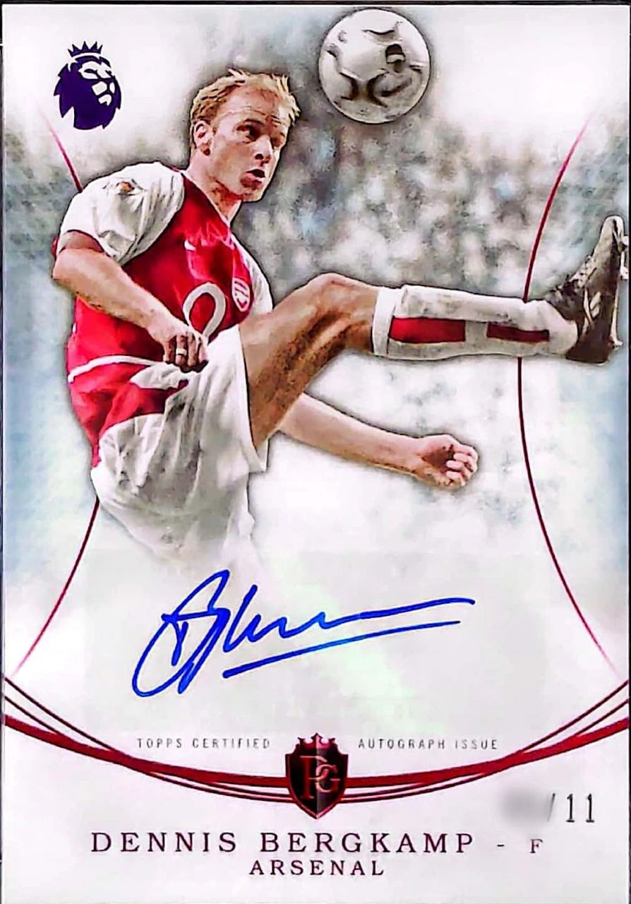2016 Topps Premier Gold Dennis Bergkamp Moments Autograph