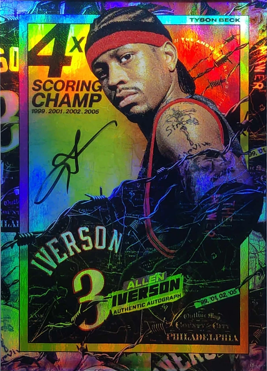 Allen Iverson Tyson Beck 4x Scoring Champ