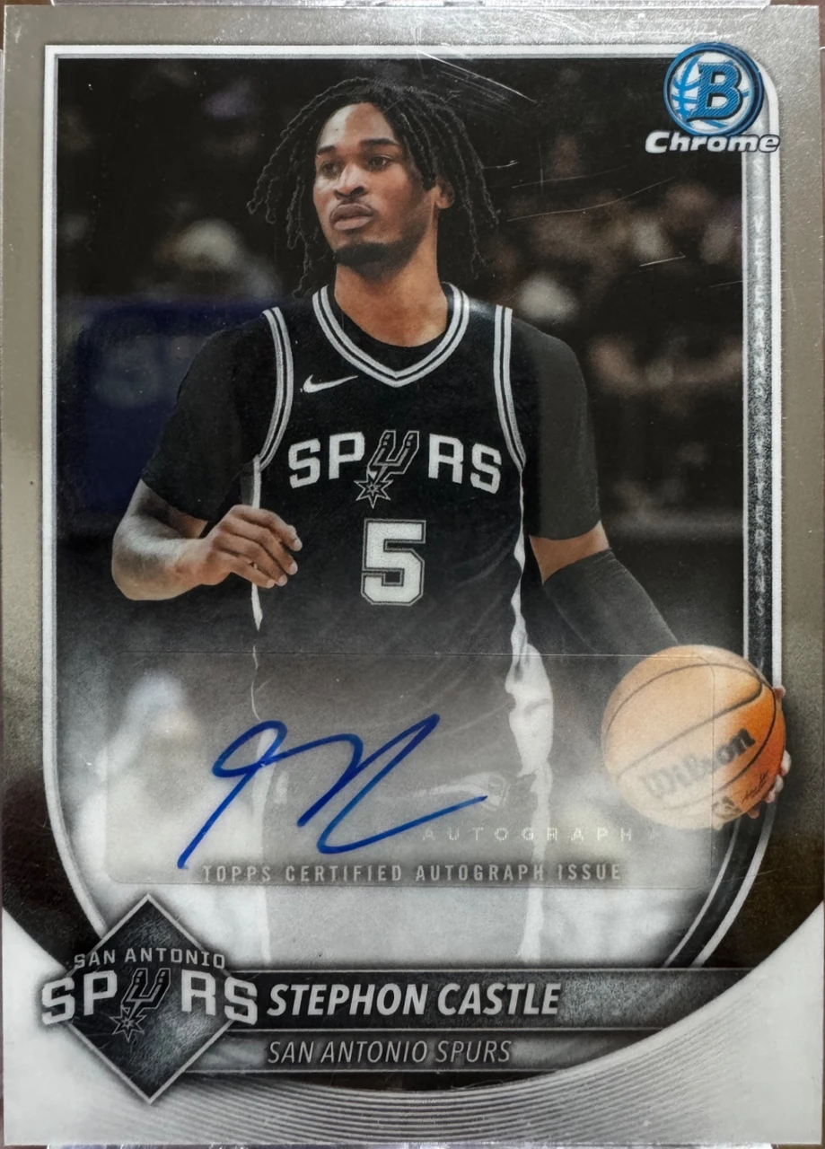 2025-26 Bowman Chrome Stephon Castle Autograph