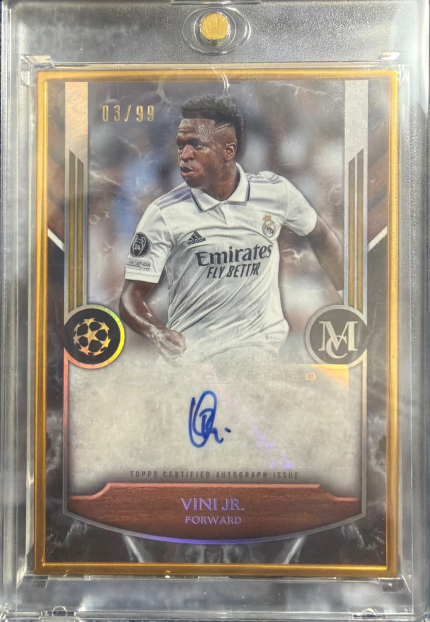2022/23 Topps UEFA Champions League Museum Collection Vini Jr. Framed Autograph