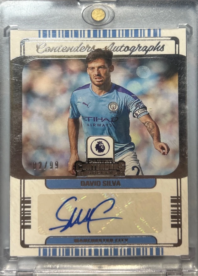 2020-21 Panini Contenders David Silva Contenders Autographs