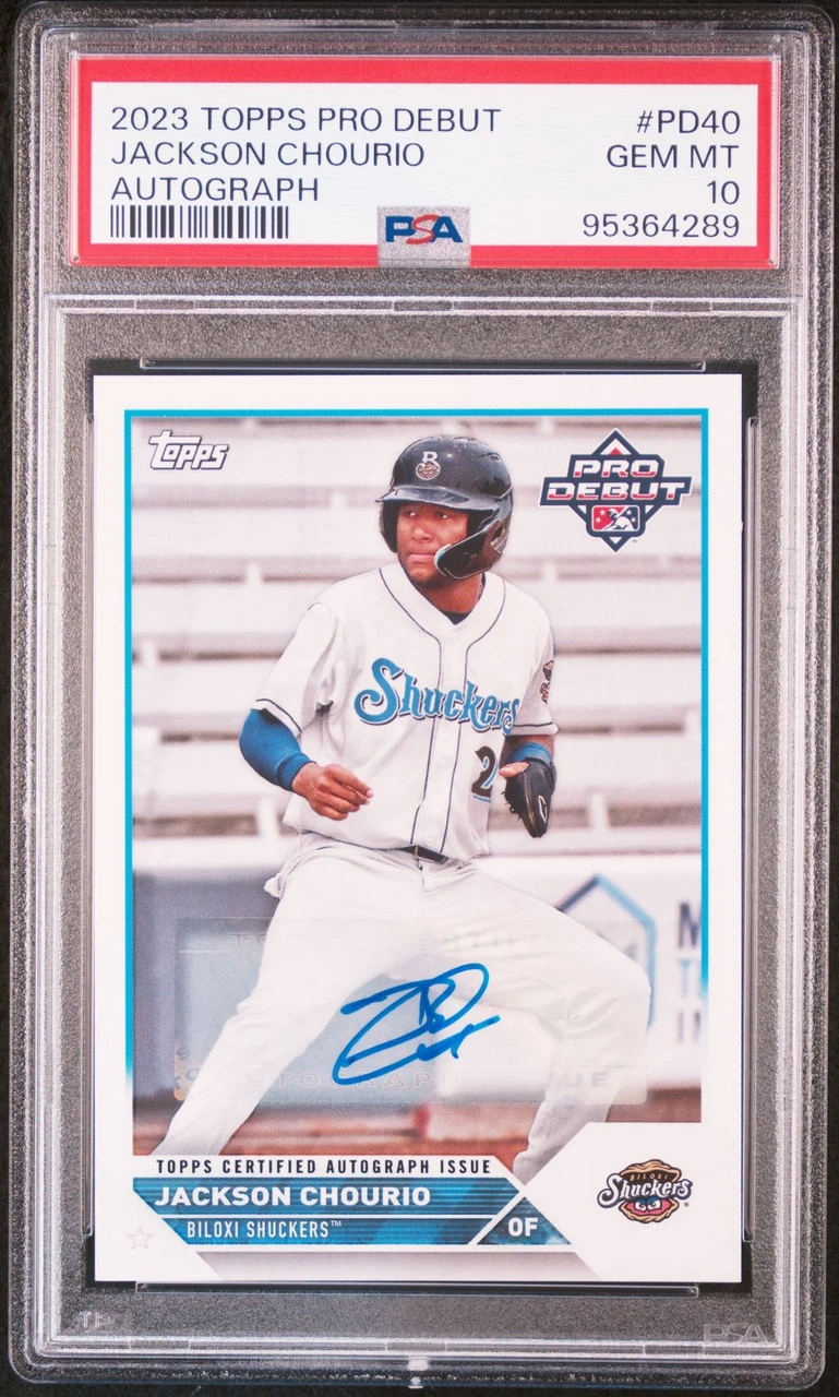 2023 TOPPS PRO DEBUT | AUTOGRAPHJACKSON CHOURIO PD40